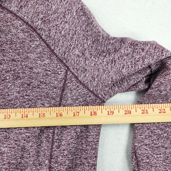 Duluth Trading Sweater Womens Small Purple Heathered Turtleneck Pullover Tunic - Picture 5 of 10